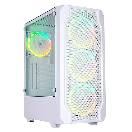 Игровой корпус: DeTech DT-8010 White (RGB LED)