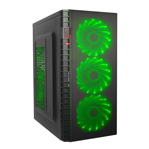 Игровой корпус: DeTech C3131S USB 3.0 Green