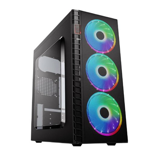 Игровой корпус: DeTech C3131S USB 3.0 RGB Прозрачная боковая панель