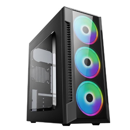 Игровой корпус: DeTech C3147S USB 3.0 RGB Прозрачная боковая панель