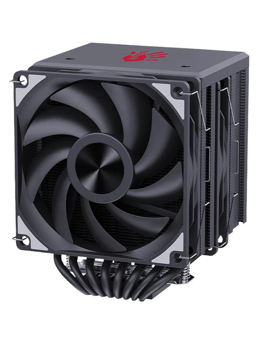 Кулер Bloody AC-14 (AC-14-280-BK) Soc-AM5/AM4/1200/1700/1851 черный 4-pin 20-30dB Al+Cu 280W 913gr Ret