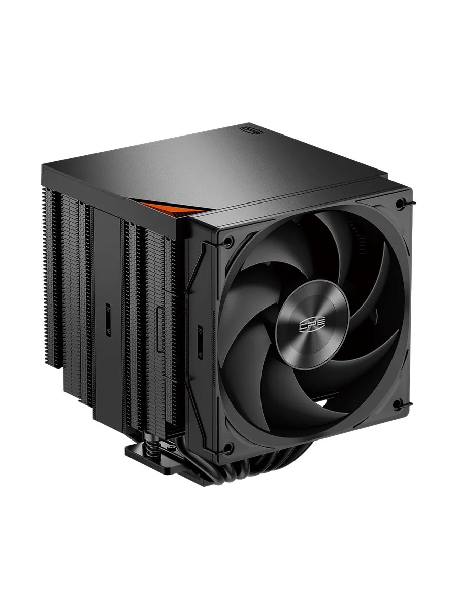 Кулер PcCooler RZ620Pro TC BK (265W, 4-pin PWM, 160mm, Al/Cu, 6x6mm, 2x120mm, 80CFM, 36.2dBA, 2400RPM, S: 1851/1700/1200/115X)