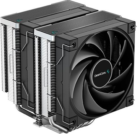 Кулер DEEPCOOL AK620 (R-AK620-BKNNMT-G) (4pin, 1155 / 2011 / 2066 / 1200 / AM4 / FM2, 28дБ, 500-1850об/мин)
