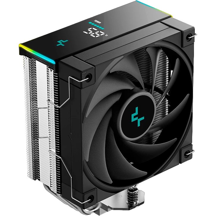 Кулер DEEPCOOL AK400 Digital SE LGA1700/1200/115X/AM5/AM4 (TDP 220W, PWM, Fan 120mm, 4 тепл. трубки, ARGB, черный) Ret