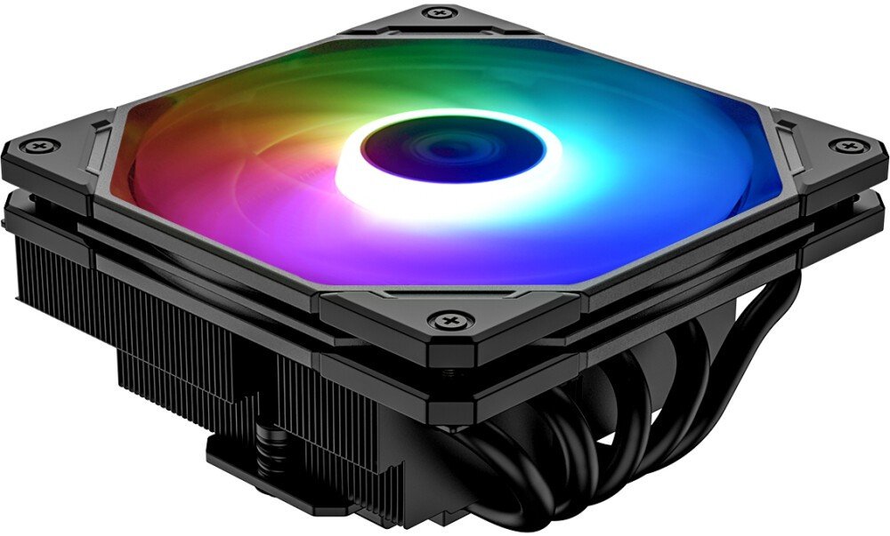 Вентилятор ID-COOLING IS-55 ARGB 4-pin, 125W/PWM/LGA1700/1200/ 115x/AM4/AM5/Low profile/Screws