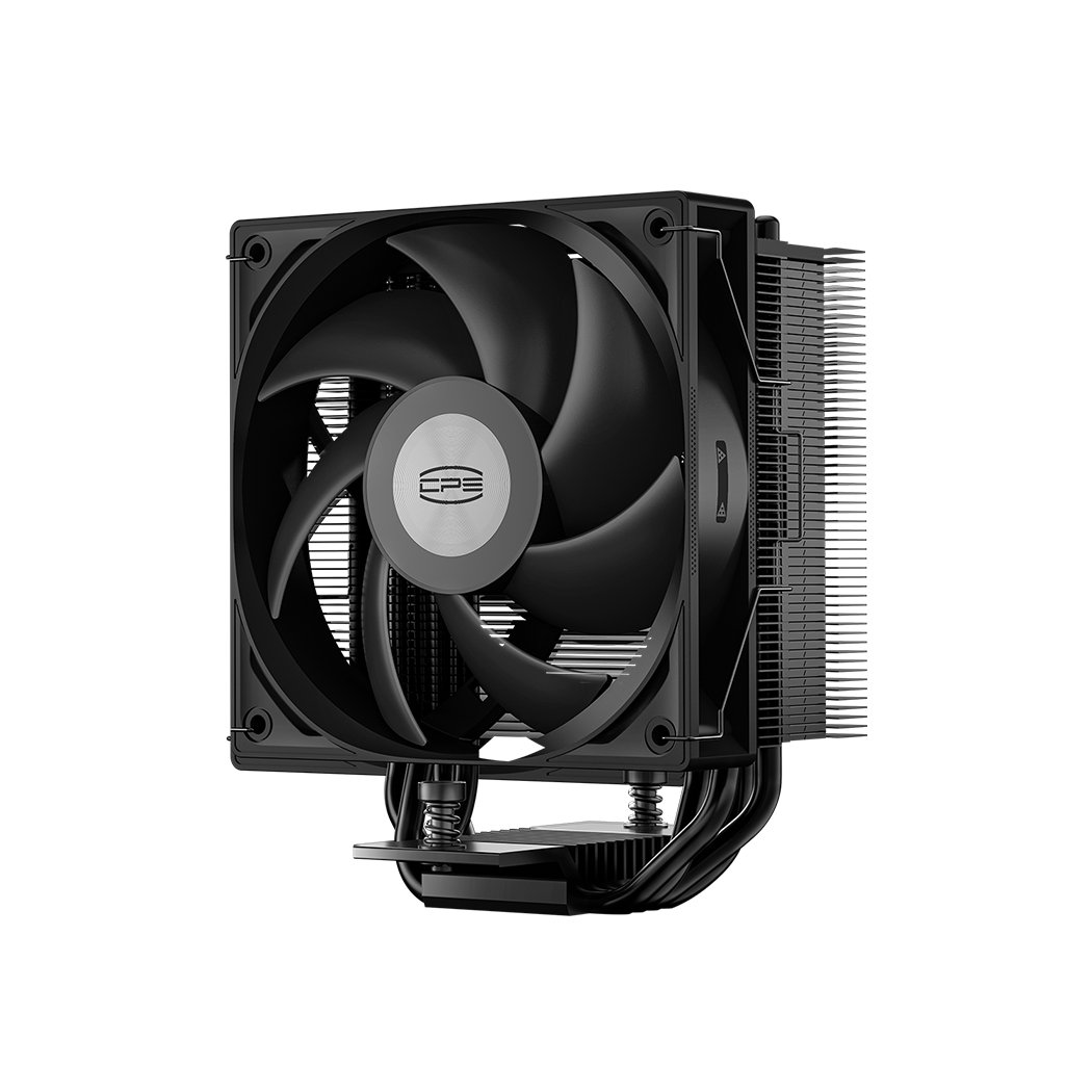 Кулер PCCooler RT400 BK S115X/1200/1700/1851/AM4/AM5 (TDP 235W, 1x120mm PWM Fan, 4 тепловые трубки 6мм, 500-2200RPM, 32dBa)