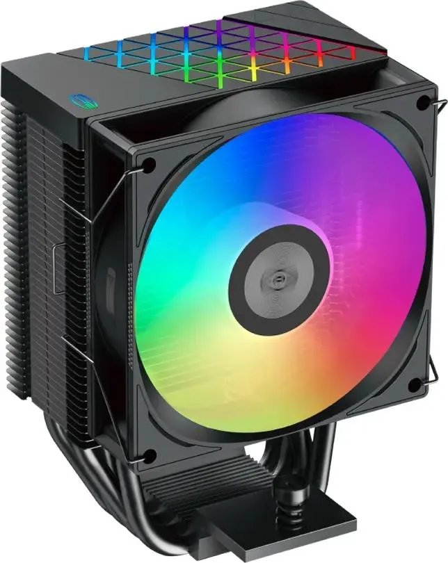 Кулер PcCooler R400 BK ARGB (R400-BKAWYX-US) Soc-AM5/AM4/1200/1700/1851 черный 4-pin 18-30dB Al+Cu 180W Ret