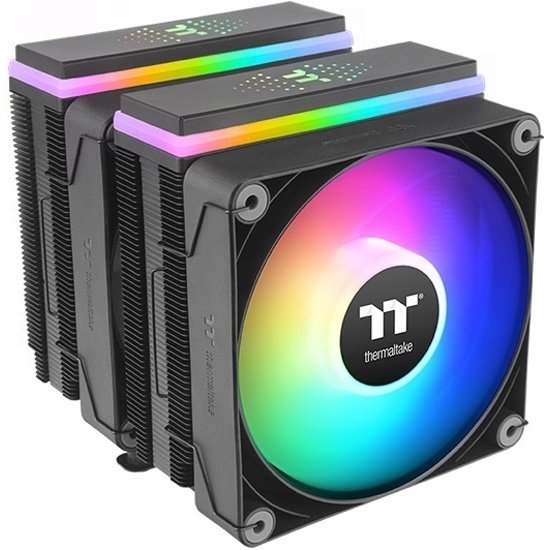 Кулер Thermaltake Astria 600 ARGB Soc-AM5/AM4/1151/1200/1700 черный 4-pin 26 (CL-P121-CA12SW-A)