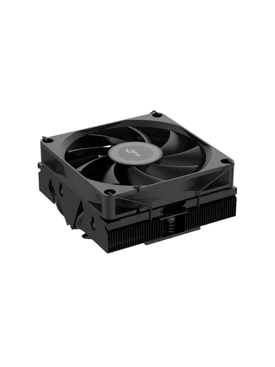 Кулер SAMA U40 Black (U40-BKWNYXOX-G) (130W, 4-pin PWM, 47mm, 4x6mm, 1x90mm, 38.18CFM, 34dBA, 2800RPM, S 1851/1700/1200/115X)
