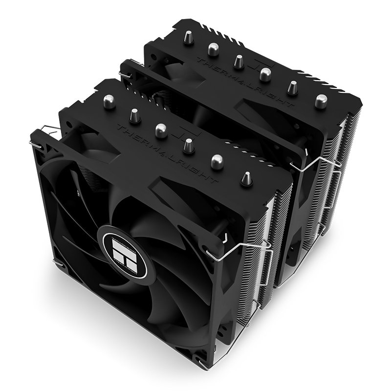 Кулер Thermalright Peerless Assassin 120 SE (PA120-SE-BL) Soc-AM5/AM4/1200/1700/1851 черный 4-pin 25.6dB Al+Cu 730gr Ret