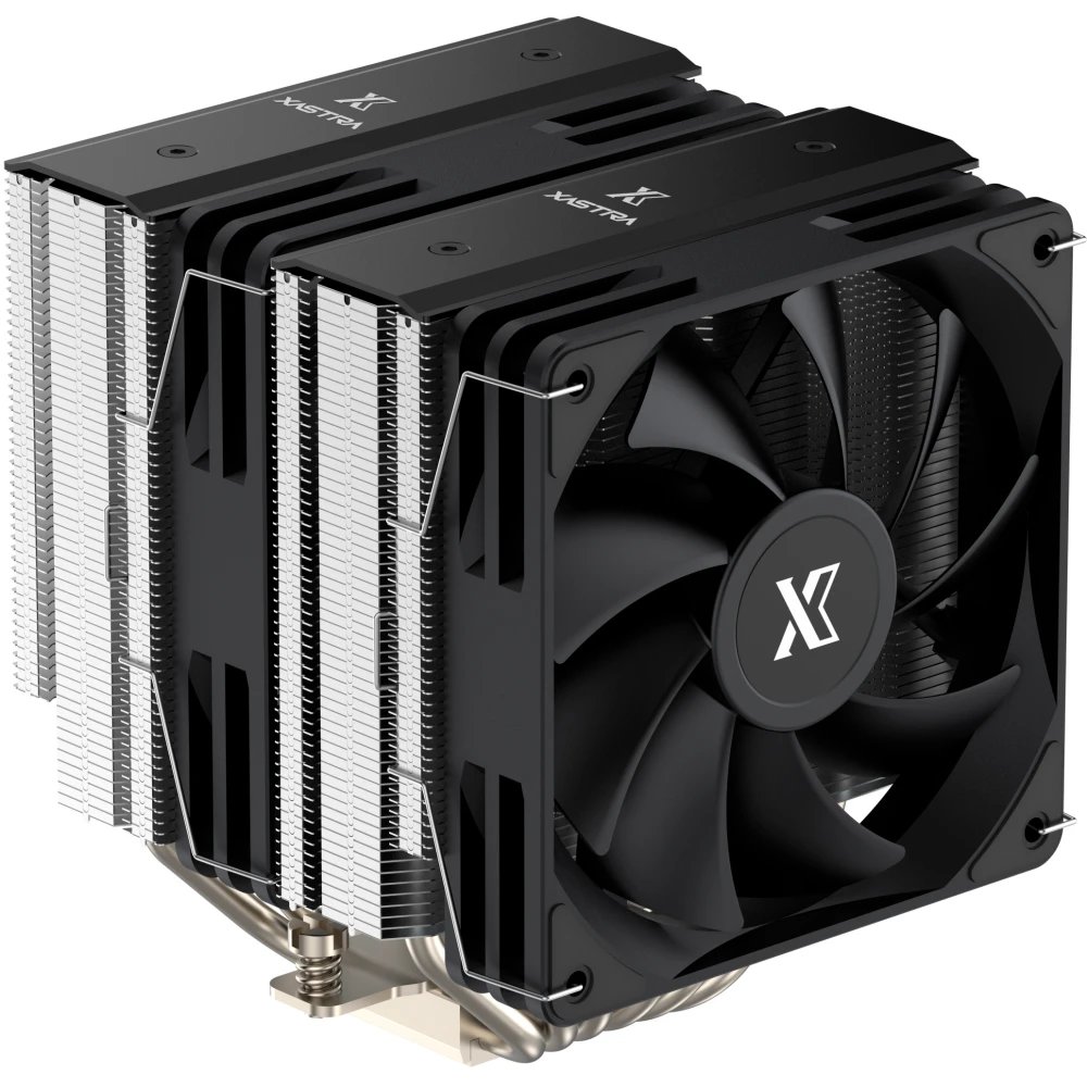 Кулер XASTRA AX620 Basic LGA1851/1700/1200/115X/AM5/AM4 (Dual Tower, TDP 265W, 6 тепл.трубок 6мм , 2xPWM 120mm black ,медное основание) RET