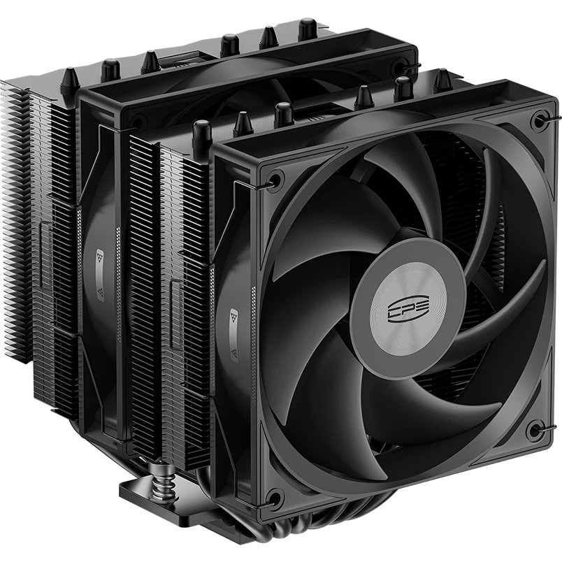 Кулер PcCooler RT620 BK (RT620-BKNWXX-GL) Soc-AM5/AM4/1151/1200/2066/1700 черный 4-pin 34.9dB Al+Cu 265W Ret