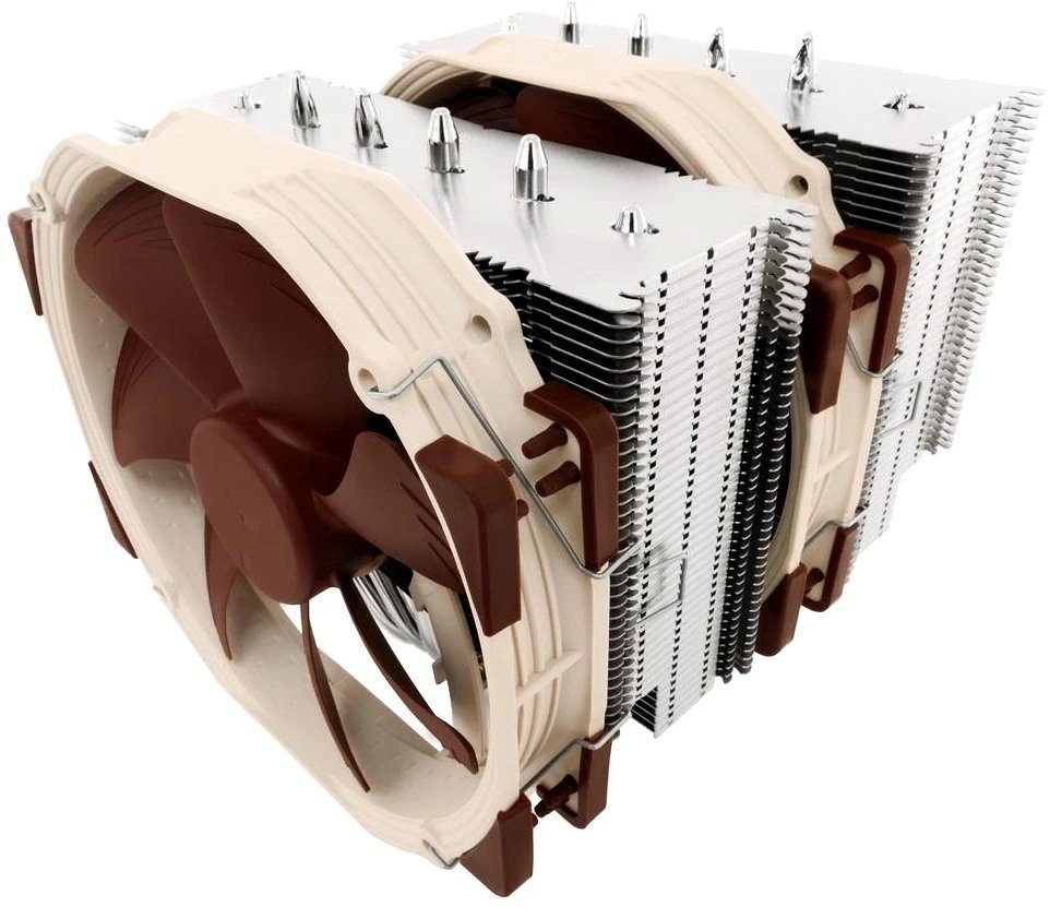 Кулер Noctua NH-D15, высота 165 мм, 300-1500 об/мин, 25 дБА,PWM