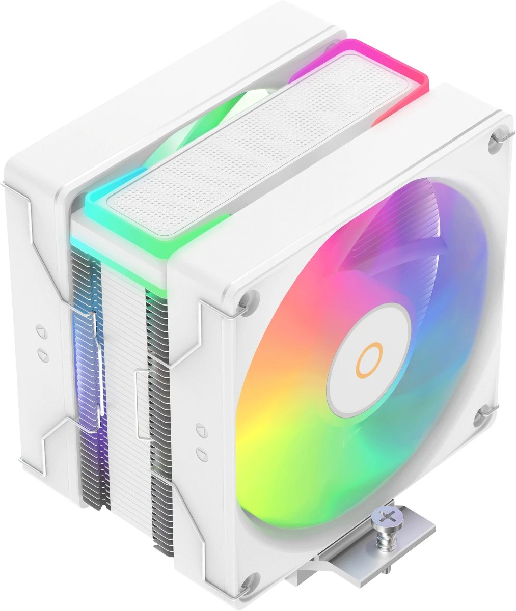 Кулер Ocypus Delta A40 SE WH Dual Fan ARGB, 2x120mm ARGB Fan, Top ARGB Panel, 4 Heat Pipes, 4-Pin PWM, 800-1800 RPM, 31DBA