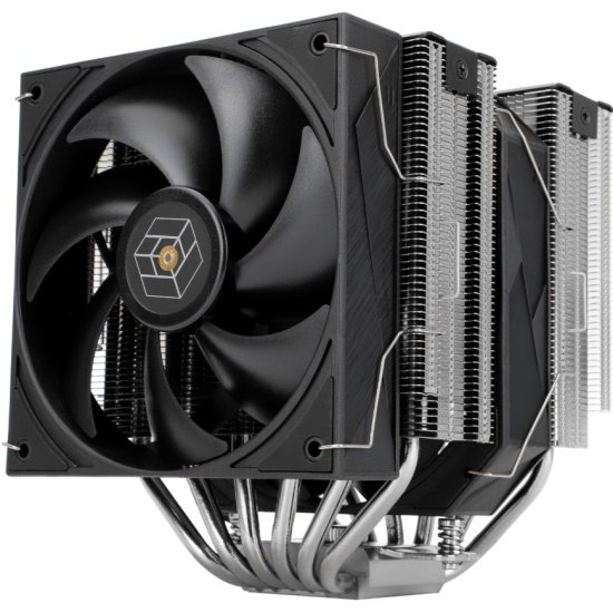 Кулер Thermalright Royal Pretor 130 (RP130) 4-pin PWM, 158mm, Ni/Cu, 6x6mm, 1x120+1x130mm, 80.45CFM/81.88CFM, 29.4dBA/28.3dBA, 2150PM/17
