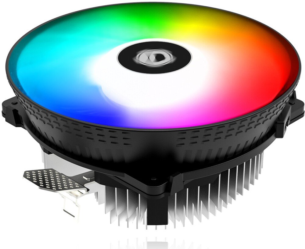 Кулер ID-Cooling DK-03 Rainbow LGA1200/115X/775/AM4/AM3/+/AM2/+/FM2/+/FM1 (TDP 100W, PWM, FAN 120mm, Dynamic Multi-Color LED) Ret