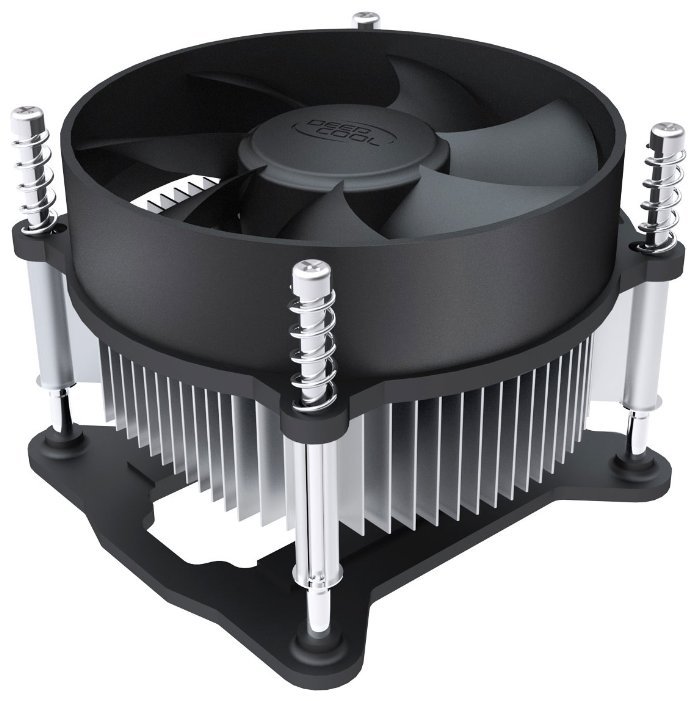 Охладитель Deepcool Intel CK-11508, S115x, TDP 65W, 3 pin, fan Ф92x25mm, 2200rpm, 30.1dBA, 42.35CFM, 2.4W, HDB (hydro dynamic bearing), 245 гр.