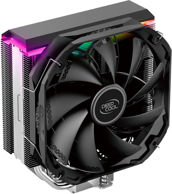 Кулер DEEPCOOL AS500 (R-AS500-BKNLMN-G) (4pin, 1155 / 1400 / 2011 / 2066 / AM4-FM2, 26дБ, 500-1400об / мин)