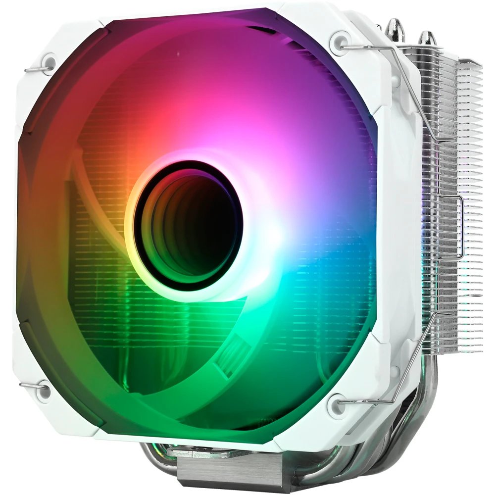 Кулер Thermalright Assassin King 120 Mini White ARGB V3 LGA115X/1200/1700/AM4/AM5 (120mm ARGB PWM Fan, медное основание, 5 тепл. трубок 6мм)