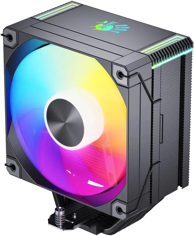 Кулер Bloody AC-12 ARGB (AC-12-ARGB230-BK) Soc-AM5/AM4/1200/1700/1851 черный 4-pin 14-26dB Al+Cu 230W 582gr Ret