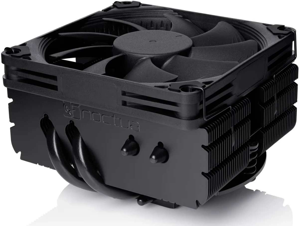 Кулер Noctua NH-L9x65 chromax.black, Black (95W, 4-pin PWM, 65mm, Al/Cu, 2x6mm, 1x92x92x14mm, 33.84CFM, 23.6dBA, 2500RPM)