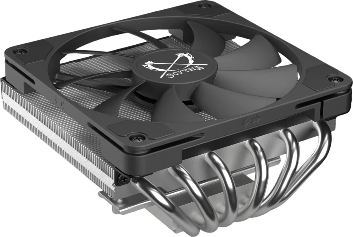 Кулер Scythe Big Shuriken 4 Black/Silver (SCBSK-4000) (200W, 4-pin PWM, 67mm, Al/Cu, 6x6mm, 1x120mm, 51.98CFM, 31.78dBA)