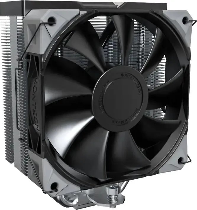 Кулер Montech NX400 (NX400BK) Soc-AM5/AM4/1200/1700/1851 черный 4-pin 34.17dB Al+Cu 220W Ret