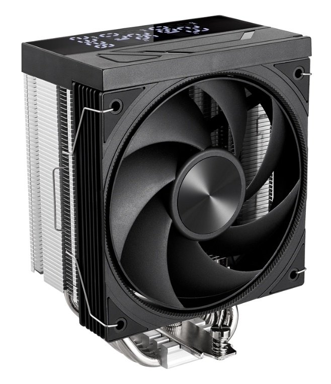 Кулер 1STPLAYER Frost Bite FB12S-6 Black / 6HPx6mm, single tower, 230W TDP, 1x120mm fan, 800-2300 RPM, 70.15 CFM, 34.8 dBA