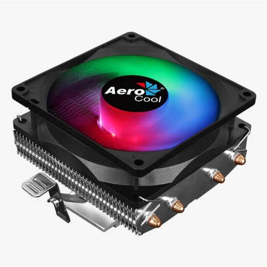 Куллер процессорный Aerocool Air Frost 4 (125W, FRGB, 3-Pin, Intel 115x/775/1200/1700/AMD)