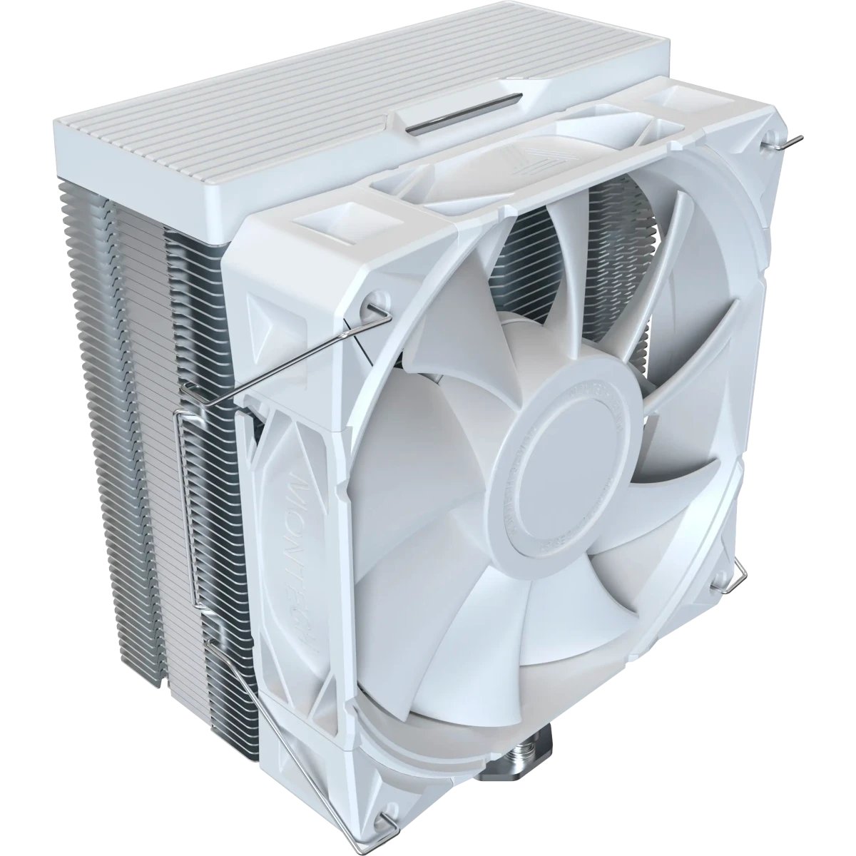 Кулер Montech NX400 (NX400WH) Soc-AM5/AM4/1200/1700/1851 белый 4-pin 34.17dB Al+Cu 220W Ret