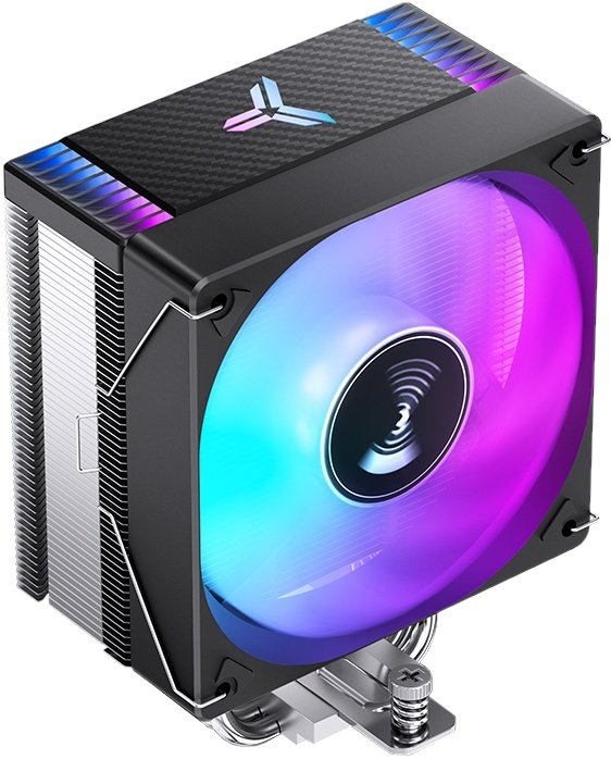 Кулер JONSBO CR-1000 Evo Color LGA1700/1200/115X/AM5/AM4 (TDP 220W, PWM, 120mm Dynamic Multi-Color LED Fan, 4 тепловые трубки, 4-pin) Retail