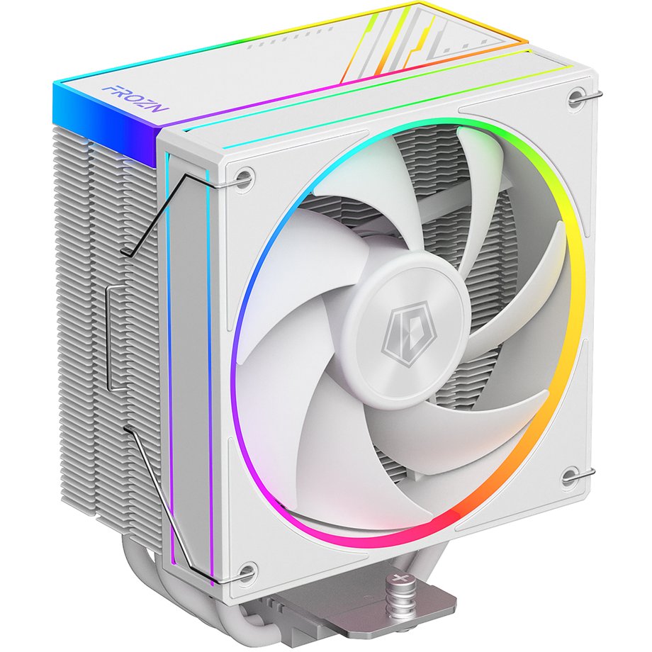 Кулер ID-Cooling Frozn A410 ARGB White Soc-AM5/AM4/1151/1200/2066/1700 4-pin 29.9dB Al+Cu 230W 730gr LED Ret