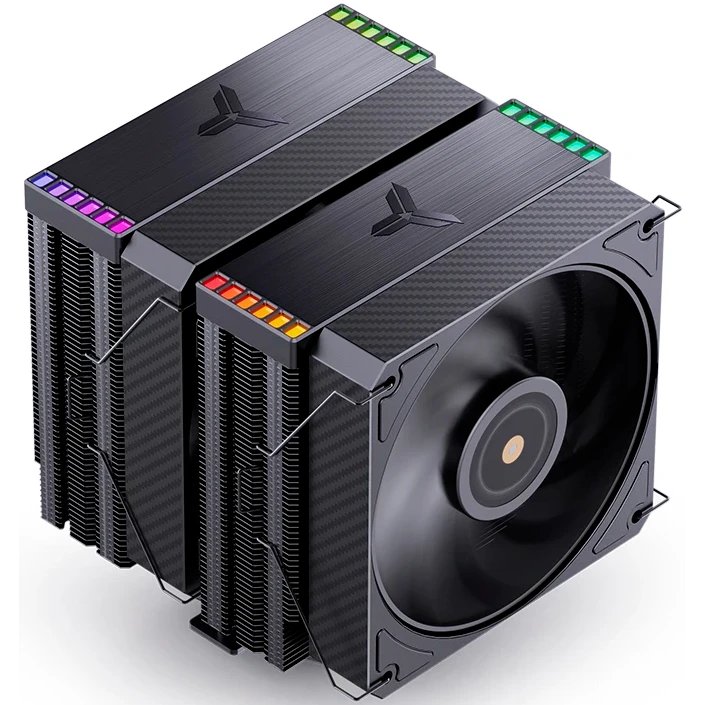 Кулер JONSBO HX6280 Black LGA1851/1700/1200/115X/AM5/AM4 (TDP 280W, PWM, 130mm Black Fan*1, 120mm Black Fan*1, 6 тепловых трубок)
