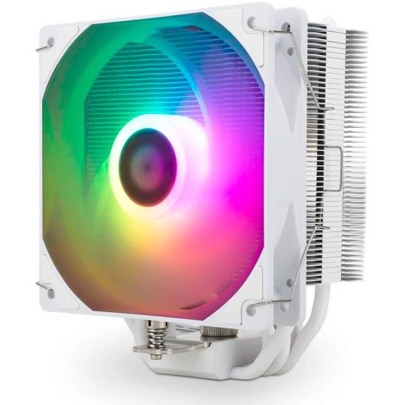 Кулер Thermalright Assassin King 120 SE White ARGB (TRAK120SEAW) LGA115X/1200/1700/AM4/AM5 (120mm ARGB PWM Fan, 5 тепл. трубок 6мм)