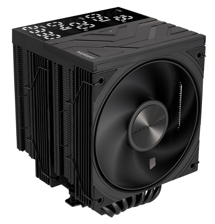 Кулер 1STPLAYER Frost Bite FB12DS-7 Black / 7HPx6mm, dual tower, 270W TDP, 2x120mm fans, 800-2300 RPM, 70.15 CFM, 34.8 dBA