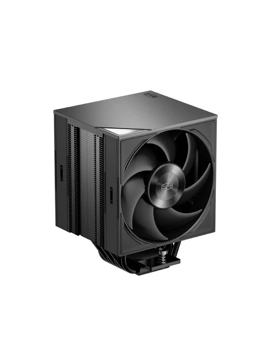 Кулер PcCooler RZ700D BK (270W, 4-pin PWM, 159.5mm, Al/Cu, 7x6mm, 2x120mm, 79.8CFM, 35.9dBA, 2400RPM, S: 1851/1700/1200/115X)