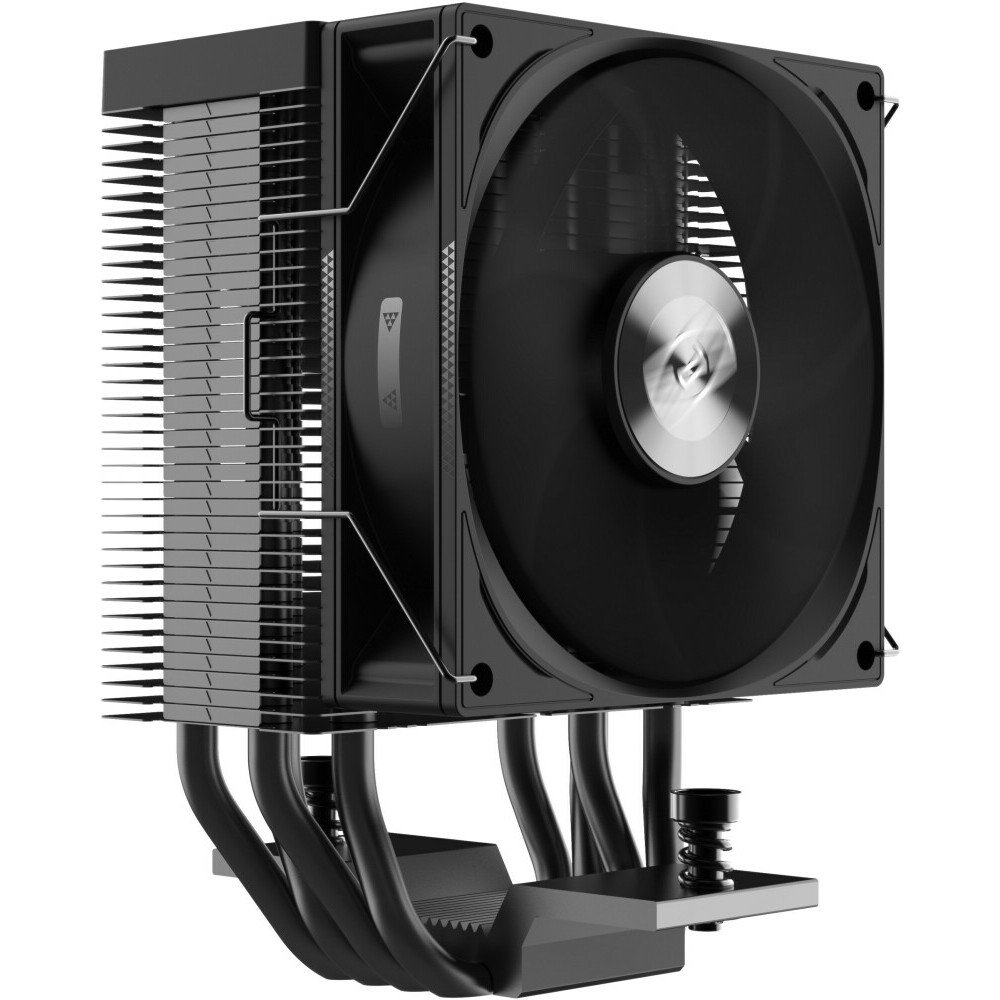 Кулер PCCooler R400 S115X/1200/1700/AM4/AM5 (TDP 180W, 90mm Non LED Fan, 4 тепловые трубки 6мм, 650-2200RPM, 28,3dBa)
