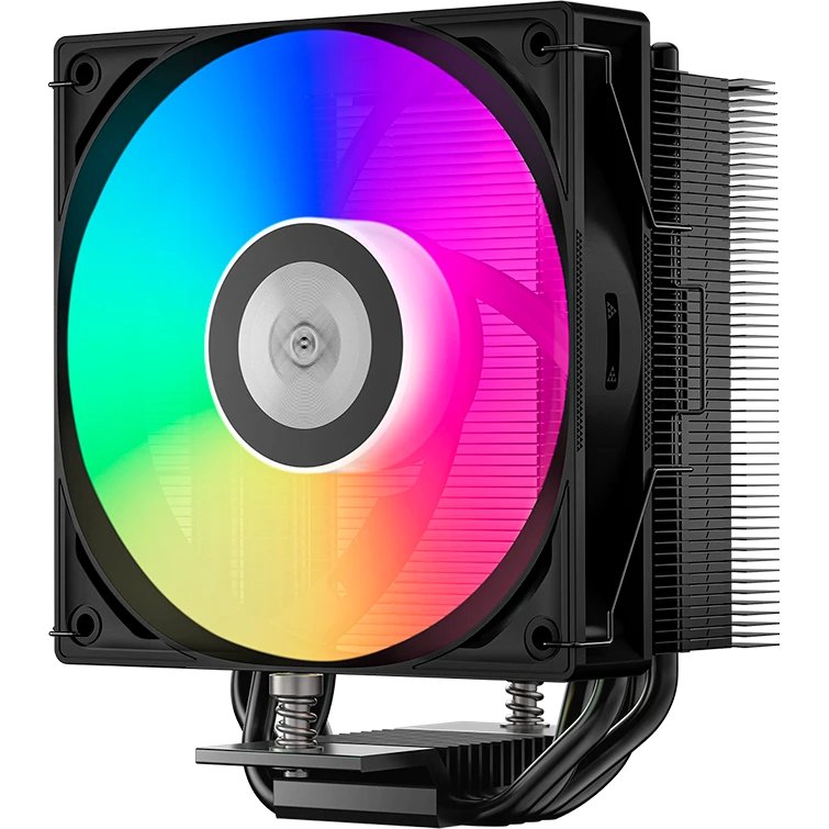Кулер PcCooler RT400 ARGB (RT400-BKAWXX-GL) Soc-AM5/AM4/1200/1700/1851 4-pin 32dB Al+Cu 230W Ret