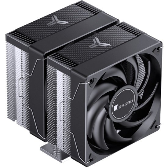 Кулер JONSBO CR-3000E LGA1700/1200/115X/AM5/AM4 (TDP 260W, PWM, 2 x 120mm Black Fan, 7 тепловых трубок, 4-pin) Retail