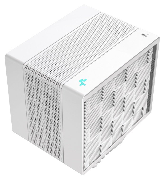 Кулер DEEPCOOL Assassin 4S WH LGA20XX/1700/1200/115X/AM5/AM4 (TDP 250W, PWM, Fan 140mm + 120mm, Dual Heatsink, 7 Heatpipe, Copper Base, белый)