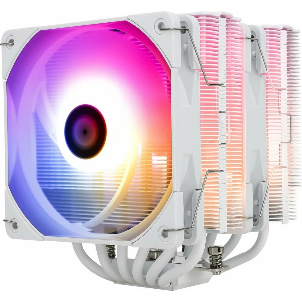 Кулер Thermalright Peerless Assassin 120 White ARGB (PA120-WH-ARGB) Soc-AM5/AM4/1151/1200/2066/2011/1700 4-pin 25.6dB Al+Cu 750gr LED Ret