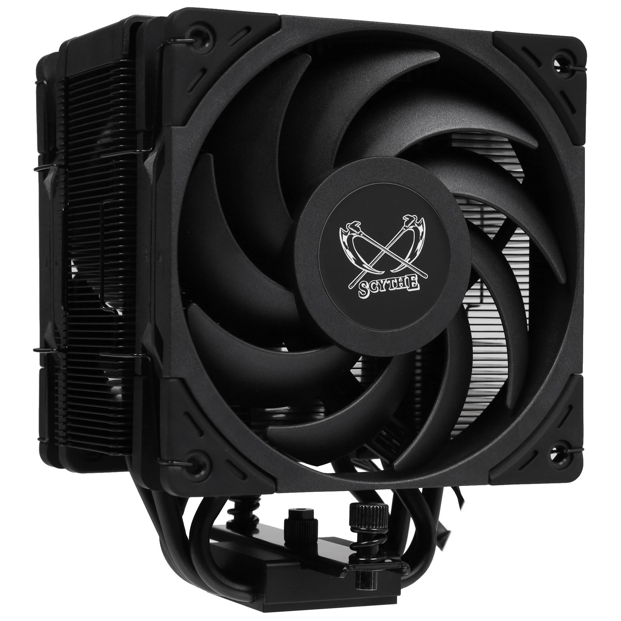Кулер Scythe Kotetsu Mark 4 DBE Black (SCKTT-4000DBE) (200W, 4-pin PWM, 155mm, Al/Cu, 4x6mm, 2x120mm, 60.29CFM, 26.88dBA)