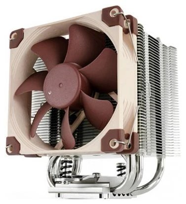 Кулер Noctua NH-U9S Beige/Brown (140W, 4-pin PWM, 125mm, Al/Cu, 5x6mm, 1x92x92x25mm, 46.44CFM, 22.8dBA, 2000RPM)