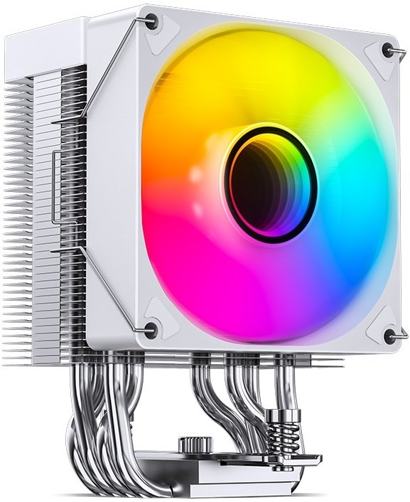 Кулер JONSBO CR-1400 V2 ARGB White LGA1700/1200/115X/AM5/AM4 (TDP 180W, PWM, 92mm ARGB Fan, 4 тепловые трубки, белый, 4-pin) Retail