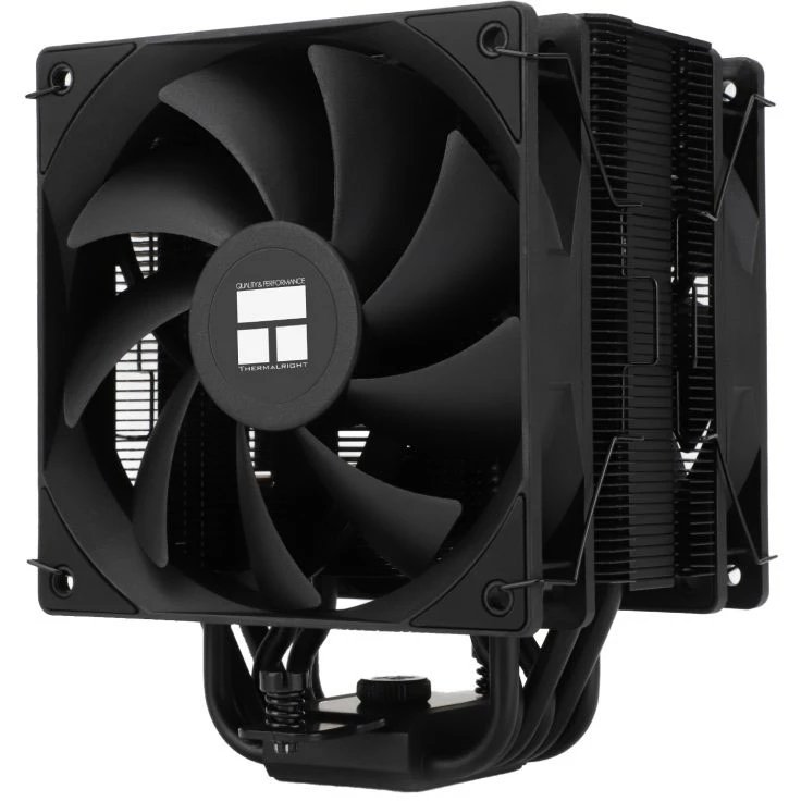 Кулер Thermalright Burst Assasin 120 Evo Dark (BA120-Evo-Dark) (4-pin PWM, 156mm, Ni/CU, 6x6mm, 2x120mm, 66.17CFM, 25.6dBA, 1550RPM)