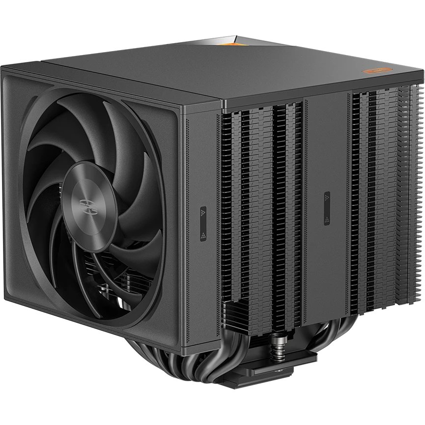 Кулер PcCooler RZ820 BK (289W, 4-pin PWM, 165mm, Al/Cu, 4x8mm+4x6mm, 1x140mm+1x150mm, 71.9CFM/86.7CFM, 27.1dBA/32dBA, 1500RPM/2200RPM)