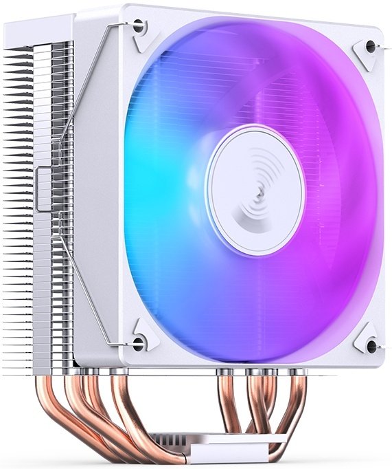 Кулер JONSBO CR-1000E White LGA1700/1200/115X (TDP 210W, PWM, 120mm Dynamic Multi-Color LED Fan, 4 тепловые трубки, белый, 4-pin) Retail