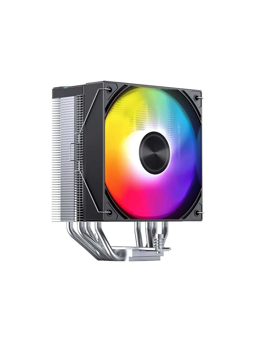 Кулер JONSBO CA40 ARGB Black (225W, 4-pin PWM, 157mm, Al/Cu, 4x6mm, 1x120mm, 69.61CFM, 32.6dBA, 1800RPM, S 1851/1700/1200)