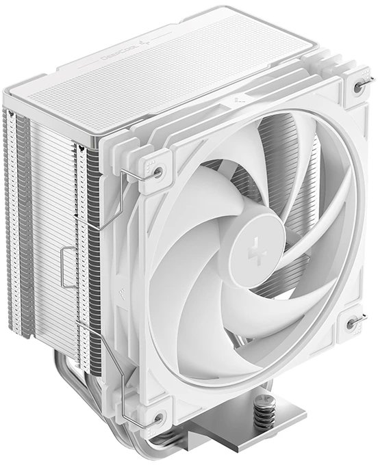 Кулер DEEPCOOL AG600 WH LGA1851/1700/AM5/AM4 (TDP 270W, PWM, Fan 120mm, 6 тепл. трубок, белый) Ret