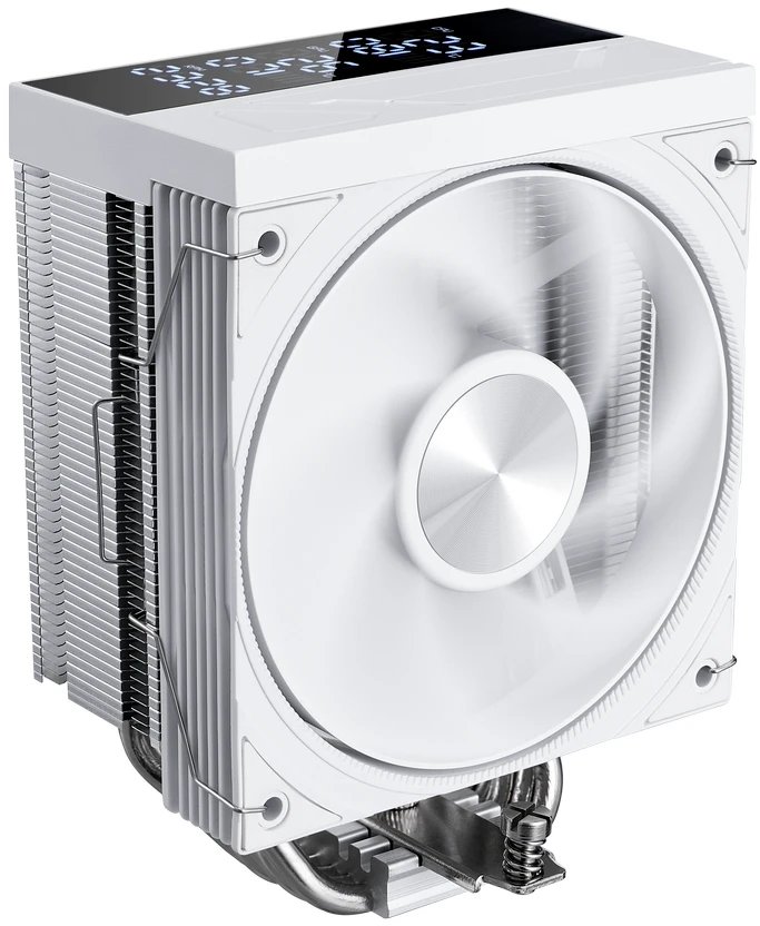 Кулер 1STPLAYER Frost Bite FB12S-6 White / 6HPx6mm, single tower, 230W TDP, 1x120mm fan, 800-2300 RPM, 70.15 CFM, 34.8 dBA